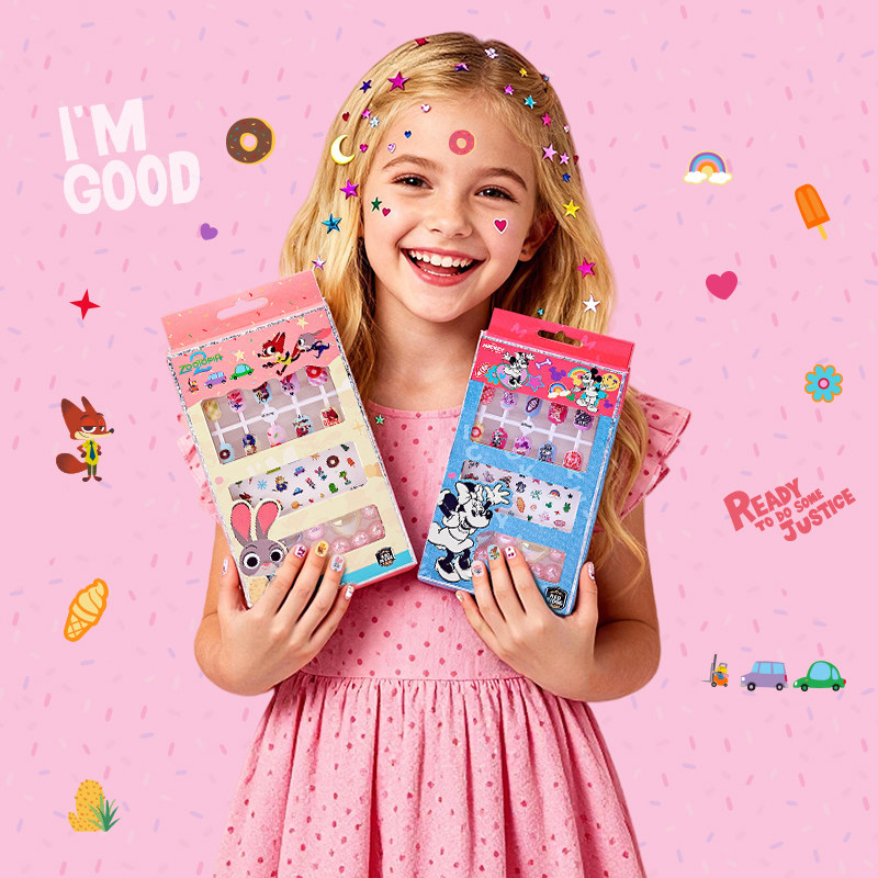 迪士尼疯狂动物城儿童手工DIY串珠指甲贴套装女孩卡通美甲贴玩具,玩具/童车/益智/积木/模型,手工串珠/穿珠/首饰编织,淘宝优惠券,粉丝福利购,淘宝优惠卷