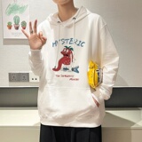 7021*P45港风ins连帽卫衣男春秋季大码衣服美式高街潮牌休闲外套，男装卫衣，星座414A-2（原B215-2）