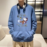 7004*P45NASA联名宇航员连帽卫衣男秋季宽松百搭外套潮牌情侣上衣，男装卫衣，星座414A-2（原B215-2）
