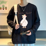 6106*P35港风ins纯棉圆领卫衣男美式高街春秋上衣服潮牌百搭外套，男装卫衣，星座414A-2（原B215-2）