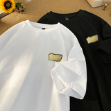 656*P25港风短袖t恤男生夏季新款潮牌青少年纯棉宽松百搭半袖上衣，商品下架区，星座414A-2（原B215-2）