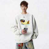 6639*P28美式重磅华棉卫衣男秋季新款潮牌毛巾绣情侣宽松休闲外套，女装短外套，星座414A-2（原B215-2）