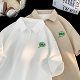 TL43*P35华夫格重磅POLO衫短袖男士夏季痞帅潮牌宽松翻领休闲T恤，男装T恤，星座414A-2（原B215-2）