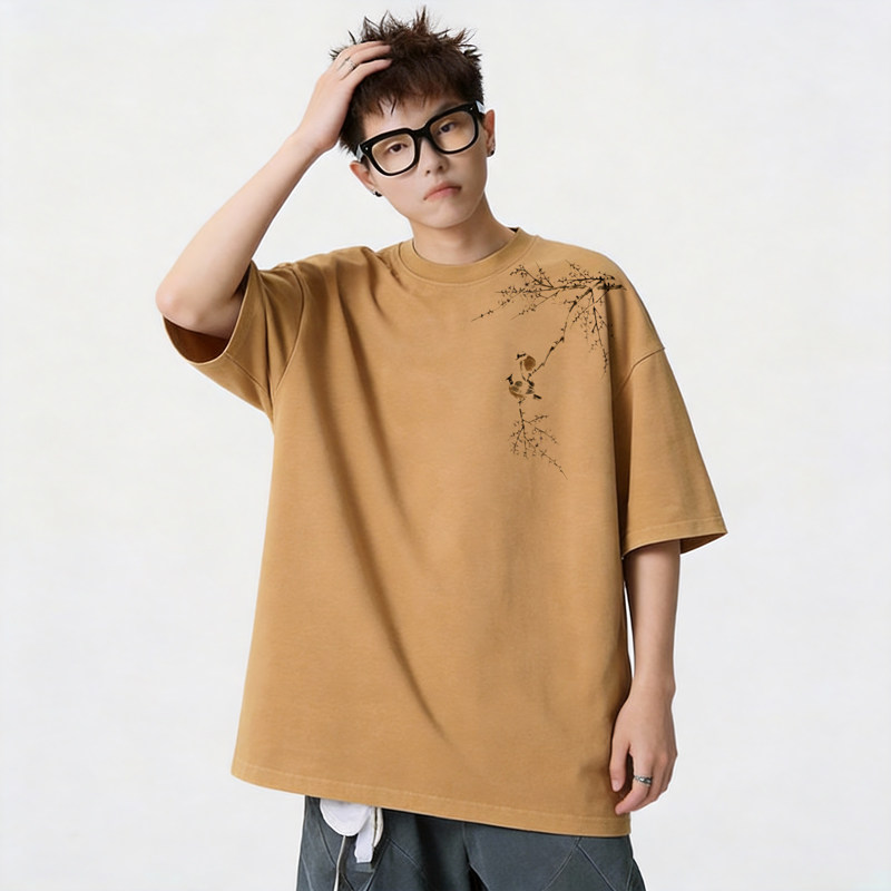 TU01*P20风情侣短袖t恤男夏季潮流痞帅体恤宽松百搭半袖上衣，男装T恤，星座414A-2（原B215-2）