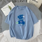 C197*P20潮牌ins纯棉短袖T恤男夏季新款港风宽松情侣半袖打底上衣，男装T恤，星座414A-2（原B215-2）