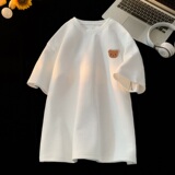 TC29*P22华夫格男女t恤夏季短袖宽松大码体恤风潮牌半袖上衣服，男装T恤，星座414A-2（原B215-2）