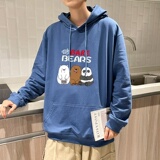 7002*P45秋季连帽卫衣男潮流百搭宽松休闲情侣装外套潮牌男装上衣，男装卫衣，星座414A-2（原B215-2）