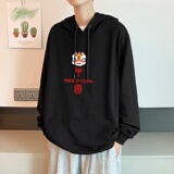 7003*P45潮ins连帽卫衣男秋冬季打底内搭长袖上衣港风宽松外套，男装卫衣，星座414A-2（原B215-2）