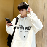 8806*P35风重磅连帽卫衣男春季新款潮牌情侣上衣宽松百搭外套，女装短外套，星座414A-2（原B215-2）