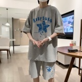 ZT28*P48短袖短裤套装男夏季潮牌学生两件套t恤一套搭配帅气衣服，男装休闲套装，星座414A-2（原B215-2）