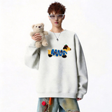 6641*P28美式重磅华棉情侣卫衣男秋季新款潮牌毛巾绣上衣宽松外套，女装短外套，星座414A-2（原B215-2）