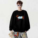 6642*P28美式重磅华棉卫衣男秋季新款潮牌毛巾绣上衣宽松休闲外套，女装短外套，星座414A-2（原B215-2）