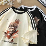 TE15*P33夏天痞帅短袖t恤男夏季新款潮牌青少年半袖宽松百搭衣服，商品下架区，星座414A-2（原B215-2）