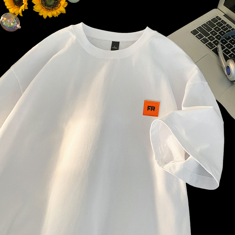 660*P25重磅圆领短袖t恤男夏季新款潮牌帅气纯棉宽松百搭半袖上衣，商品下架区商品下架区，星座414A-2（原B215-2）