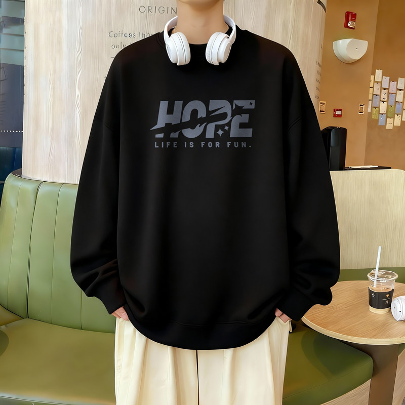 6627*P28美式重磅华棉卫衣男女春季新款圆领百搭上衣宽松休闲外套,女装短外套,星座414A-2（原B215-2）