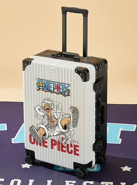 海贼王尼卡路飞行李箱儿童卡通动漫女拉杆箱登机密码箱学生旅行箱