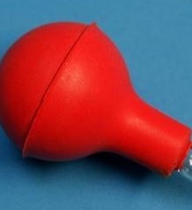 加厚红色橡胶吸球 移液管吸球 玻璃 吸管吸球 5ml 10ml