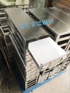 -86超低温冰箱架 不锈钢冷冻盒架抽屉式 手提式平放 侧放冻存盒架