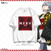 漫驿站EVA终福音战士渚熏米山舞NERV欧洲纯棉短袖 T恤动漫游戏周边