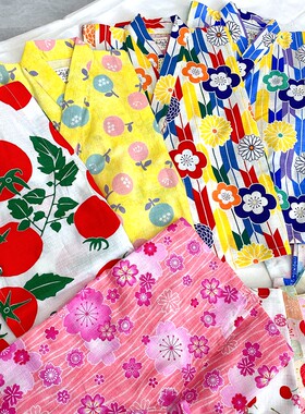 日本西家原单女宝夏季和服套装