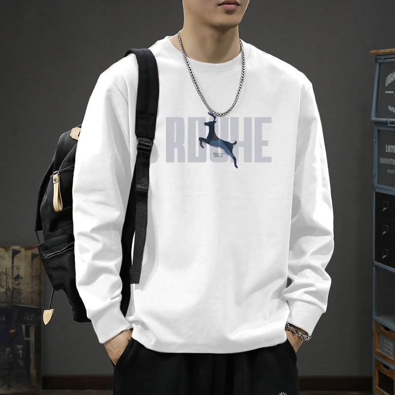 【官网热销】200g重磅全棉长袖t