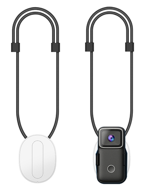 SJCAM速影 C100/C200/C300系列专用磁吸挂绳 套装运动相机磁吸挂绳跑步配件