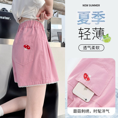女童牛仔短裤夏季薄款
