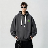 刺绣字母秋季连帽卫衣嘻哈街头潮牌宽松帽衫上衣服AW033P55控75，男装卫衣，星座414A-3（原B215-3）