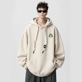 刺绣字母秋季连帽卫衣嘻哈街头潮牌宽松帽衫上衣服AW033P55控75，男装卫衣，星座414A-3（原B215-3）