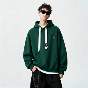 刺绣字母秋季连帽卫衣嘻哈街头潮牌宽松帽衫上衣服AW257 P55 控75图片