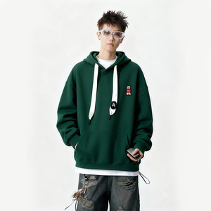 刺绣字母秋季连帽卫衣嘻哈街头潮牌宽松帽衫上衣服AW264 P55 控75图片
