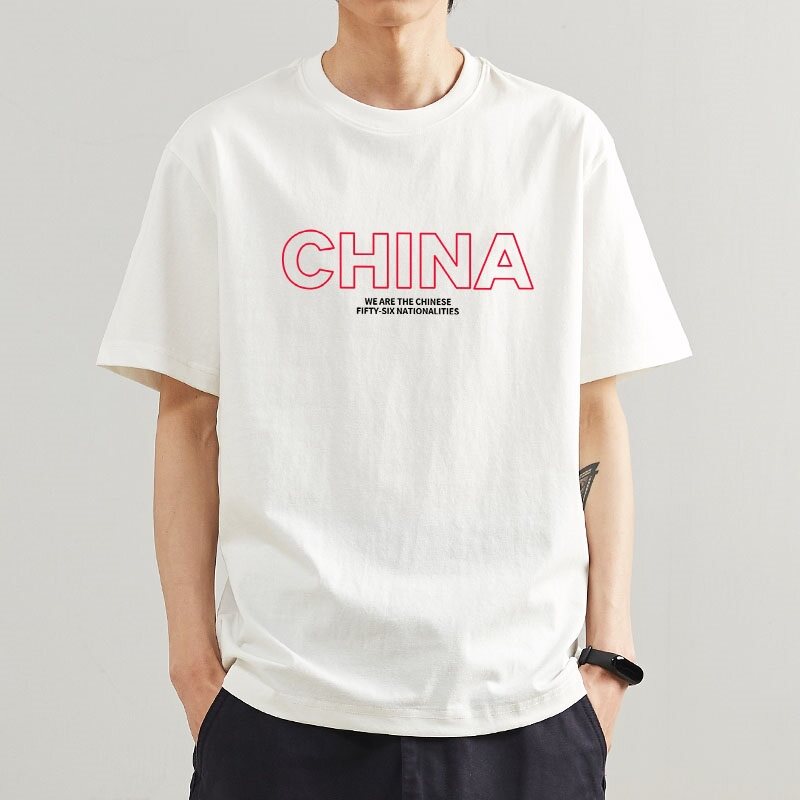 港风纯色t恤男潮牌短袖宽松纯半袖百搭男女情侣装上衣T017P20,男装T恤,星座414A-3（原B215-3）