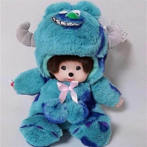 蒙奇奇公仔玩偶一对毛绒玩具大号睡觉抱枕娃娃生日礼