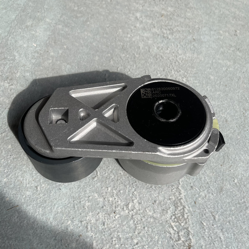 北奔重卡北方NG80V3发动机皮带涨紧轮风冷军车华柴道依张紧轮