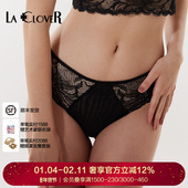 兰卡文夏日芬芳系列中腰三角裤 内裤 女性感高级感蕾丝花边LC22UH1