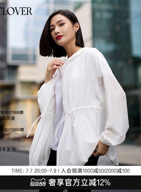 兰卡文(LA CLOVER)卢浮之吻防晒外套新款女LC81ZR3