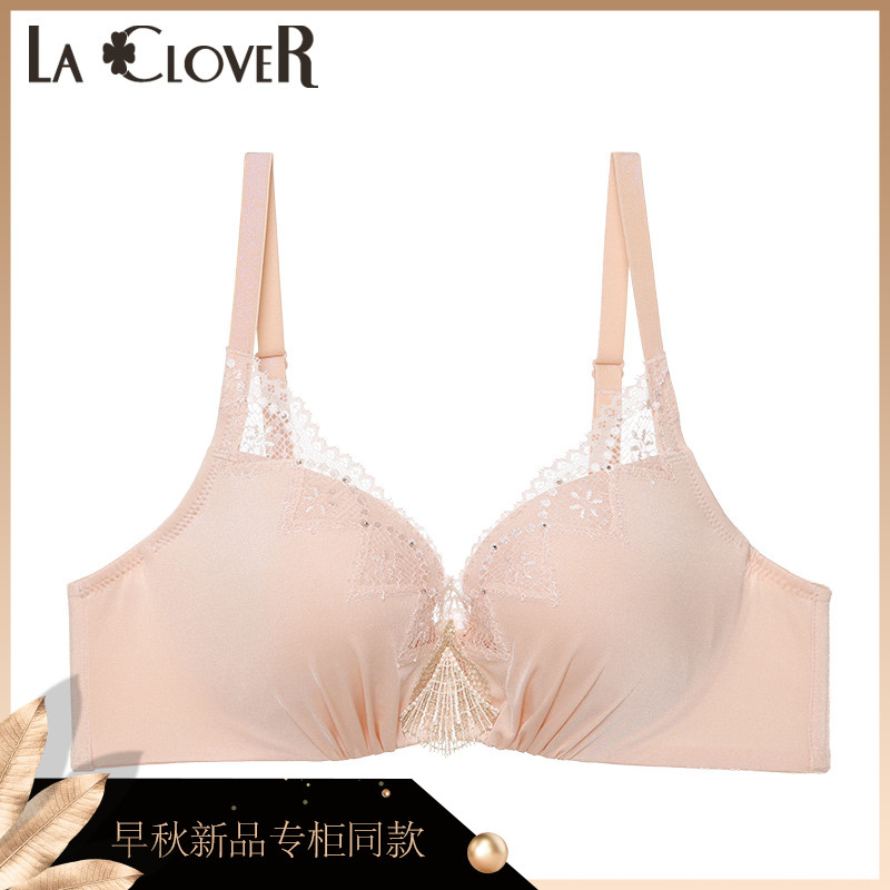 LACLOVER兰卡文20SS新品水晶之恋系列4/4洞洞模杯文胸LC11MB1