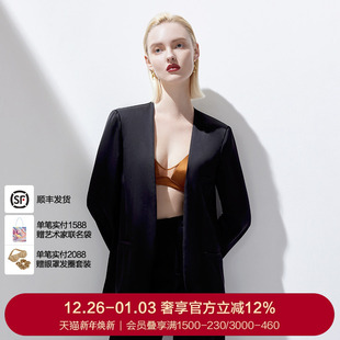 BeChic Palace系列纯色休闲西服高级感上衣纯色简约外套秋BC81AQ2