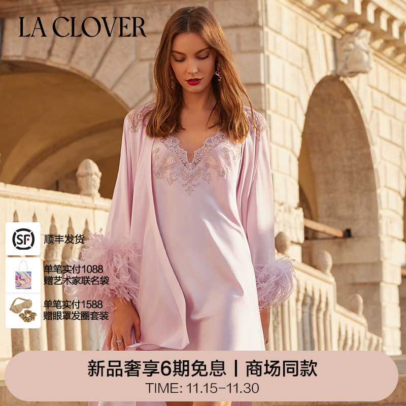 晨袍睡袍LaClover女夏季