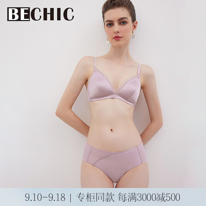 【新品】BECHIC丝丝新语桑蚕丝中低腰平角裤BC23BX1