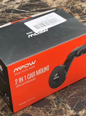 Mpow车载 Magsafe磁吸手机支架导航通用固定支撑架吸盘式可折叠