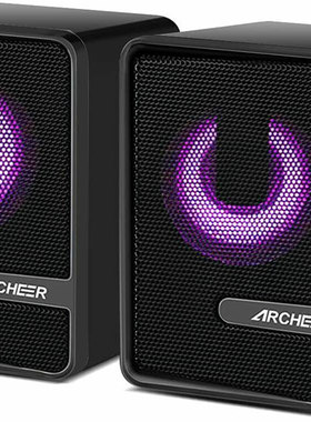 库存出口亚马逊 原20刀ARCHEER笔记本电脑小型音响对箱RGB背光