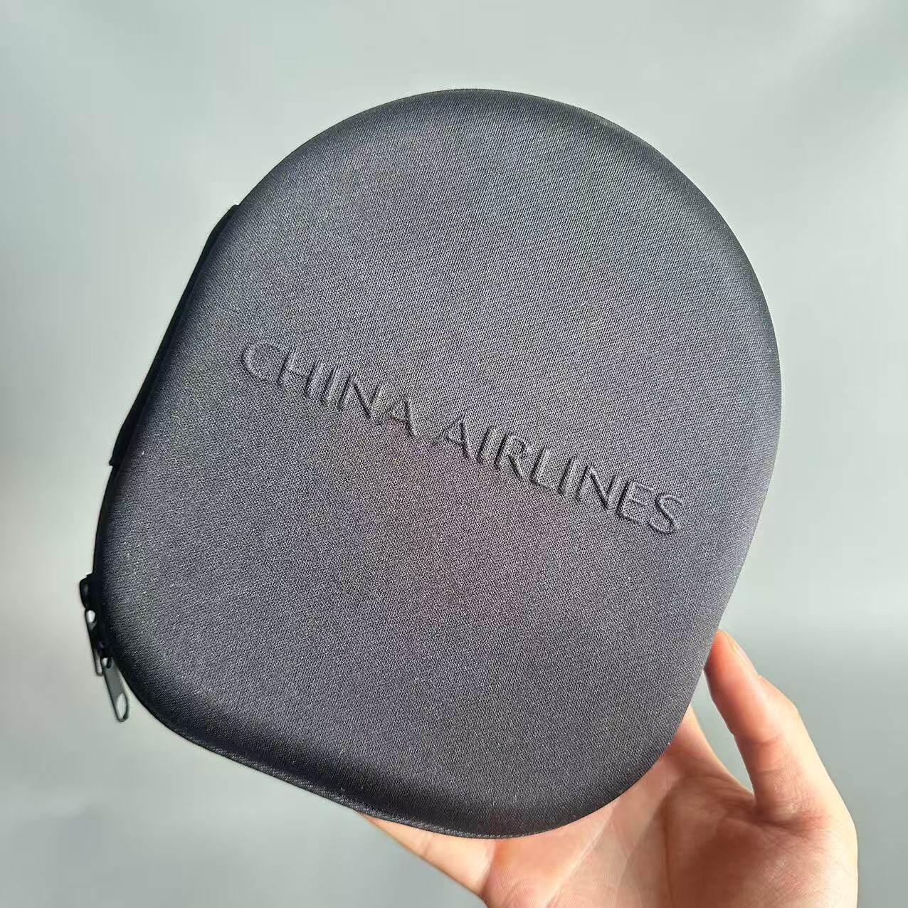 国航定制 原装降噪耳罩收纳包 数码配件有线耳机数据充电线保护包