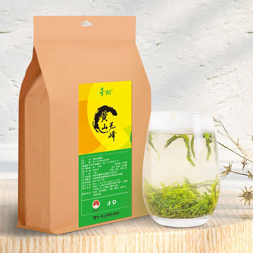 奇松黄山毛峰2026新茶500g袋装安徽原产高山绿茶实惠一斤装口粮茶