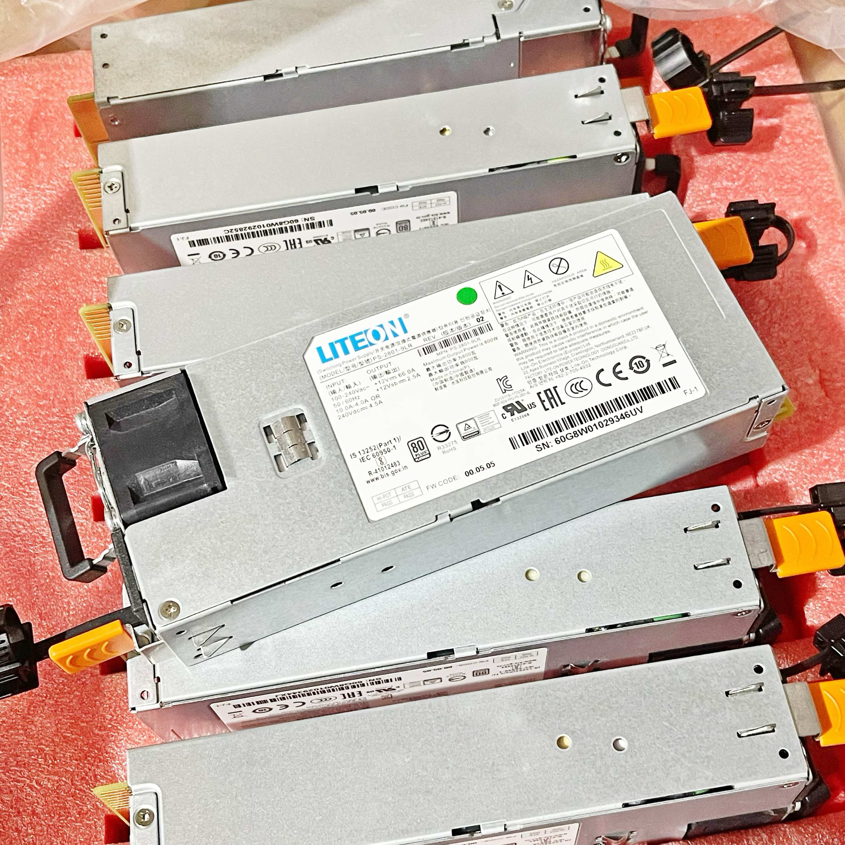 PS-2801-9LR光宝服务器电源800W铂金冗余模块浪潮服务器通用