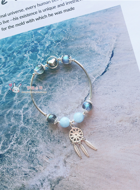 水晶拉长石月亮旺事业时尚风手串