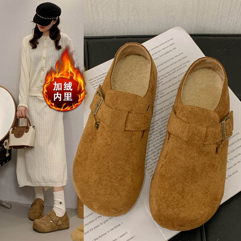 勃肯鞋女2025秋冬新款爆款一脚蹬