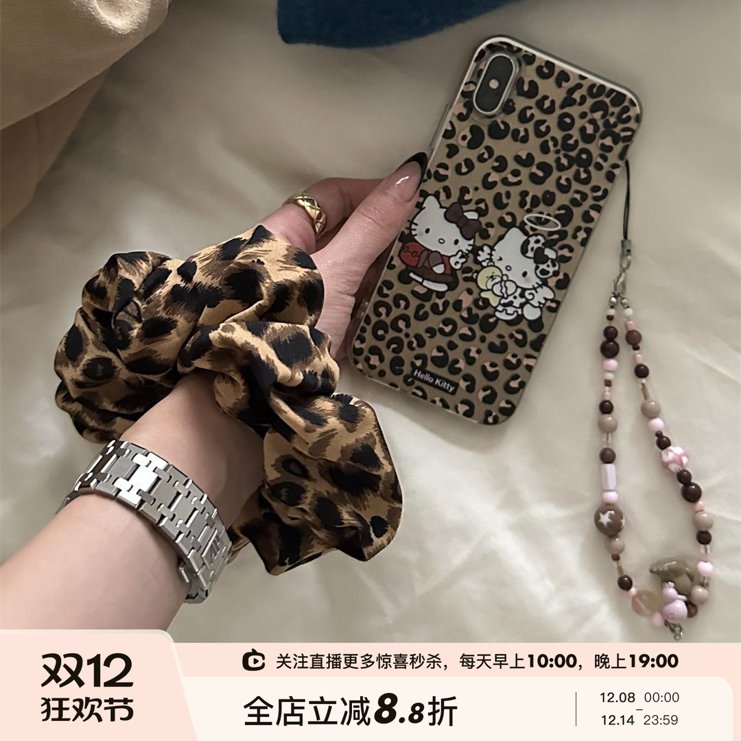 布艺高马尾束发头绳大肠发圈