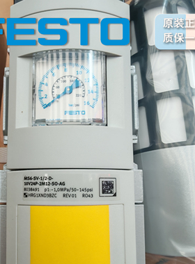 德国FESTO软启动/快排阀MS6-SV-1/2-D-10V24P-2M12-SO-AG 8038491