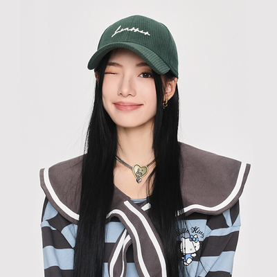 趣评测/CACUSS棒球帽秋冬季灯芯绒加厚保暖鸭舌帽